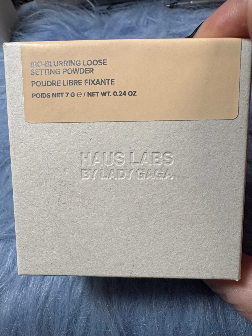 Haus Labs By Lady Gaga Bio-Blurring Loose Setting Powder in Neutral Peach, NEW!